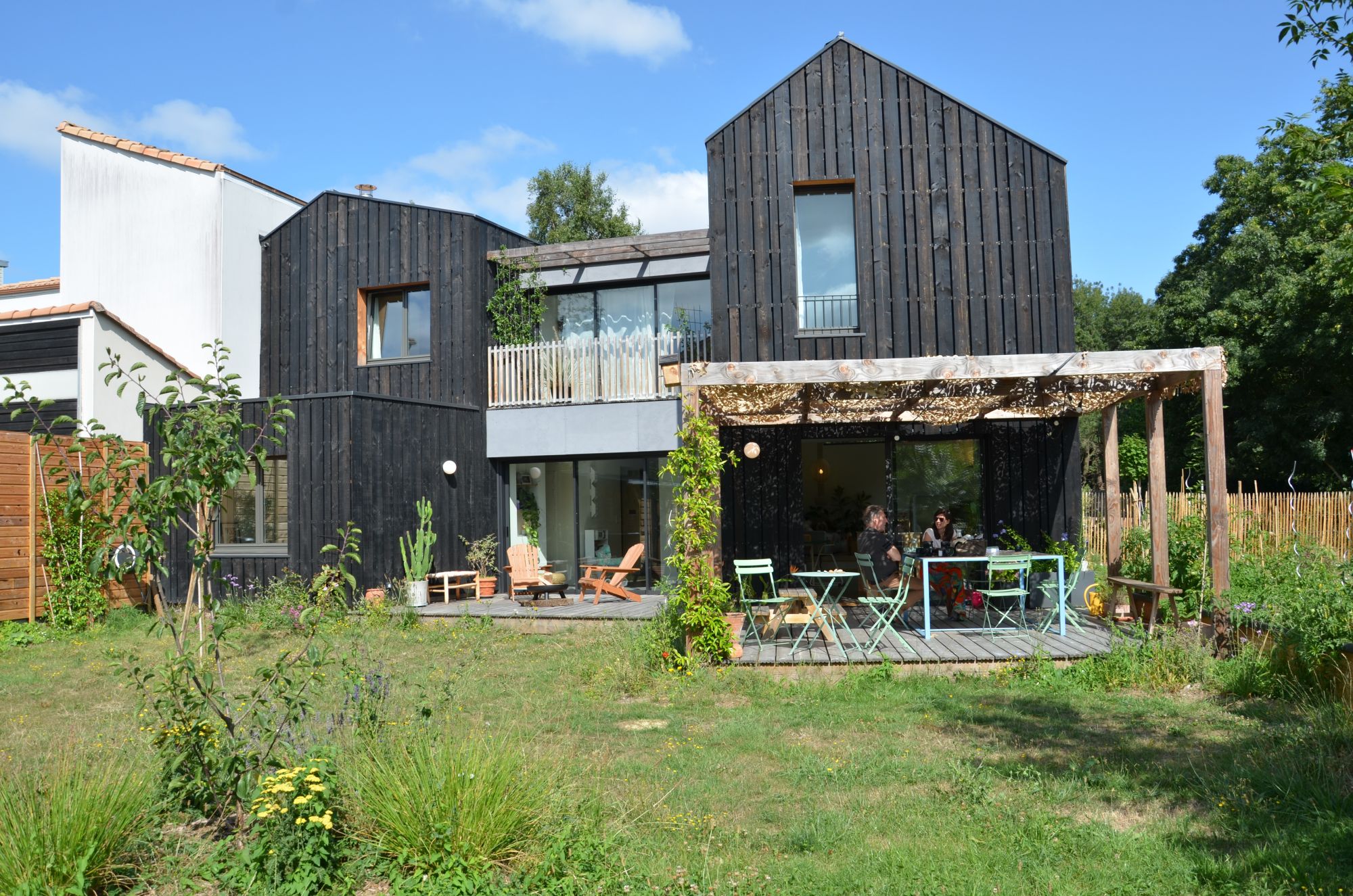 Construction ossature bois, Nantes métropole (Photo : Gaëtan Chevrier)