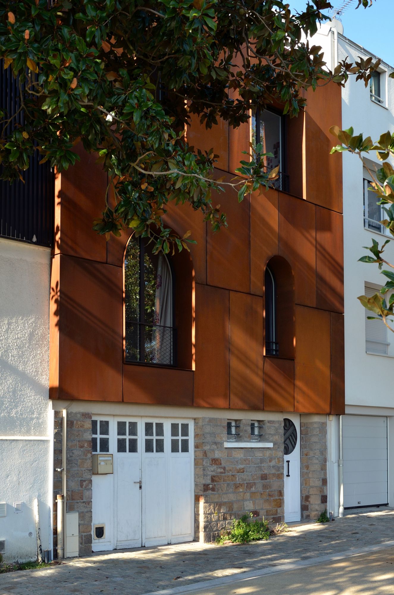 Façade en acier corten (Après)